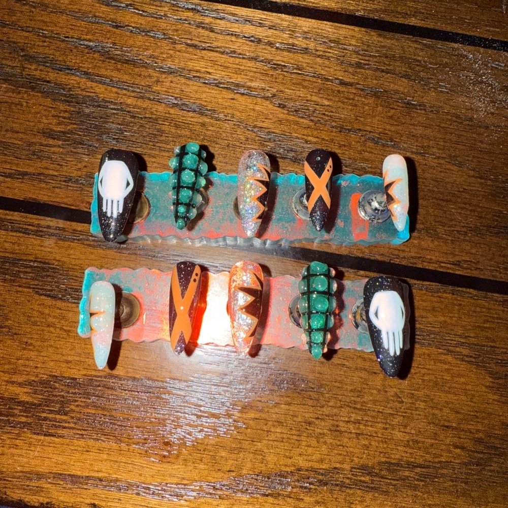 My Hero Academia themed nail polish set